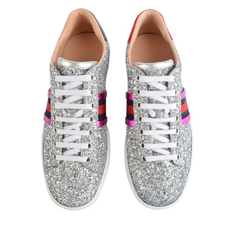 gucci glitter high top sneaker|Gucci ace glitter sneakers.